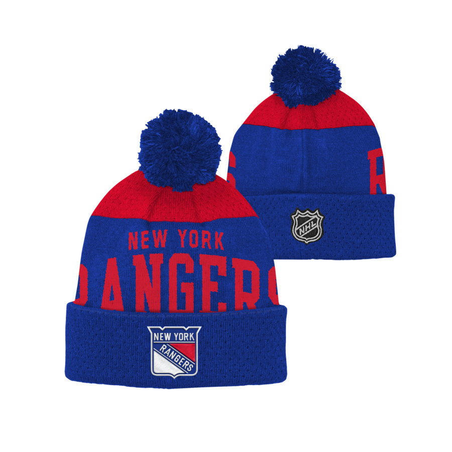 NHL STETCHARK KNIT NEW YORK RANGERS DETSKÁ ZIMNÁ ČIAPKA